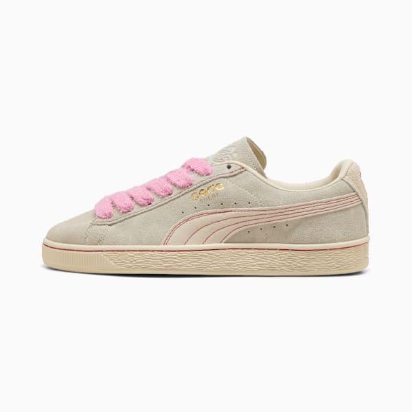 PUMA Suede Vintage Beige-Pink Laces puma shoes for men  womens shoes  roma shoes
