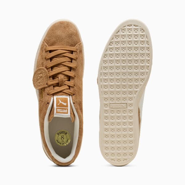 PUMA Suede Classic Caramel Brown-Off-White-Gold puma shoes for men  womens shoes  roma shoes