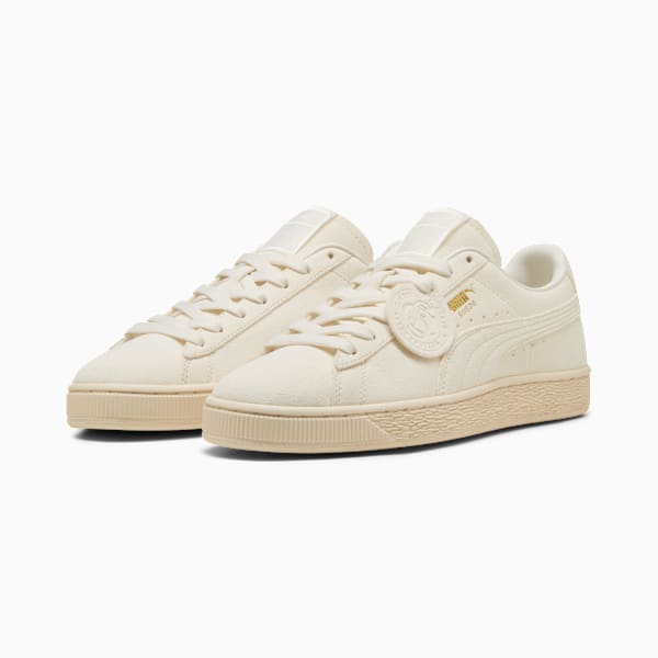 PUMA Suede Classic Off-White-Cream-Gold puma shoes for men  womens shoes  roma shoes
