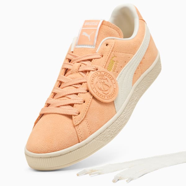 PUMA Suede Classic Peach-Off-White-Gold puma shoes for men  womens shoes  roma shoes