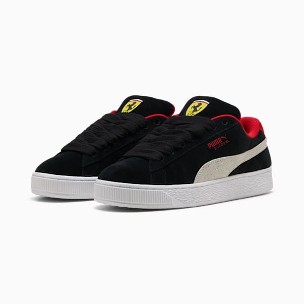 PUMA Suede XL Black-Off-White-Red puma shoes for men  womens shoes  roma shoes