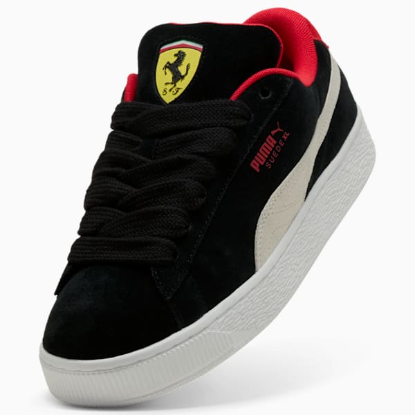 PUMA Suede XL Black-Off-White-Red puma shoes for men  womens shoes  roma shoes