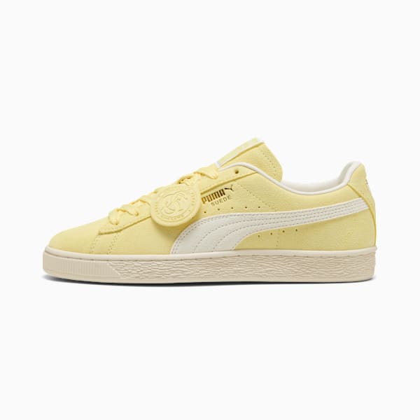PUMA Suede Vintage Pastel Yellow-Off-White Badge-Gum Sole puma shoes for men  womens shoes  roma shoes
