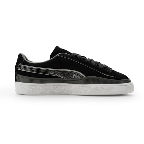 PUMA Suede x JAWICZ Black-Silver Glitter-White puma shoes for men  womens shoes  roma shoes
