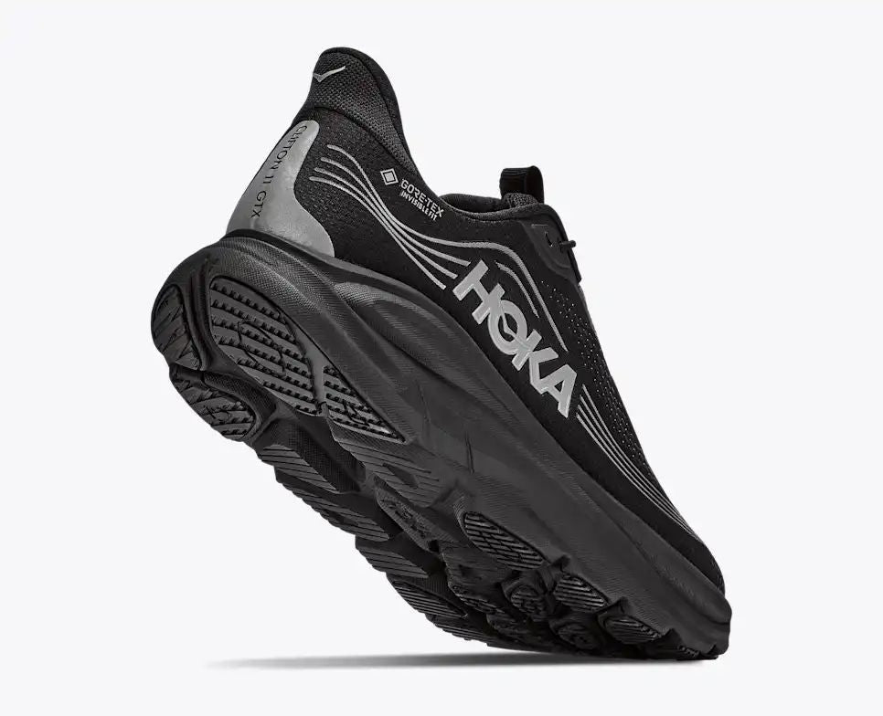 HOKA Speedgoat 6 Women's Men's Shoes | Black & Silver Running Sneakers