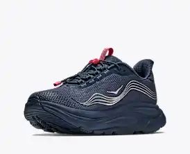 HOKA Speedgoat 6 Women's Men's Shoes | Navy Blue, Silver & Red Running Sneakers