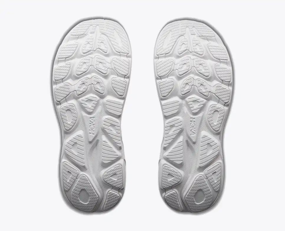 HOKA Bondi 8 Women's Men's Shoes | White Mesh Running Sneakers