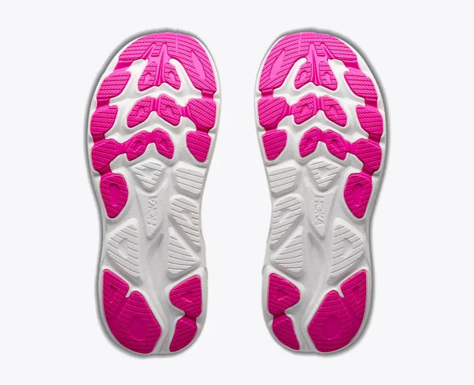 HOKA Bondi 8 Women's Men's Shoes | Light Blue, Lime Yellow & Pink Mesh Running Sneakers