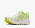 HOKA Bondi 8 Women's Men's Shoes | White & Lime Green Mesh Running Sneakers