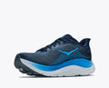 HOKA Bondi 8 Women's Men's Shoes | Navy, Bright Blue & White Mesh Running Sneakers
