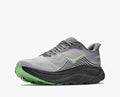 HOKA Bondi 8 Women's Men's Shoes | Gray & Lime Green Mesh Running Sneakers