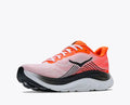 HOKA Bondi 8 Women's Men's Shoes | Pink & Orange Mesh Running Sneakers