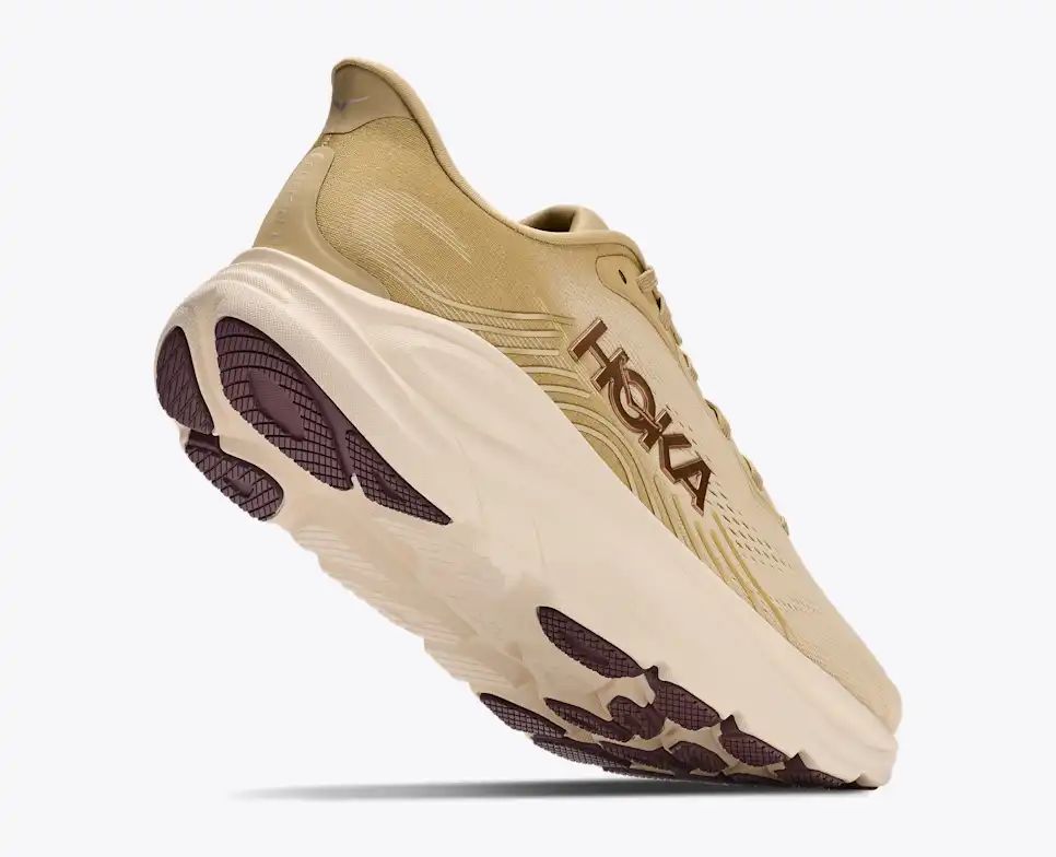 HOKA Bondi 8 Women's Men's Shoes | Cream & Beige Mesh Running Sneakers