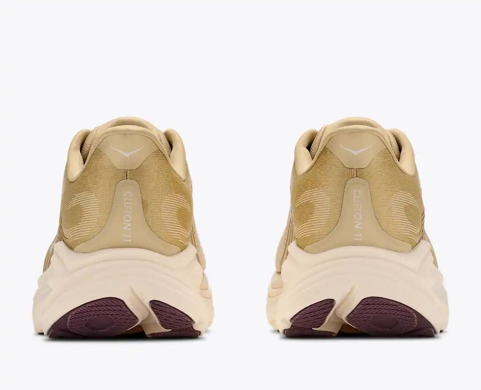 HOKA Bondi 8 Women's Men's Shoes | Cream & Beige Mesh Running Sneakers