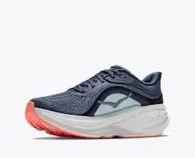 HOKA Pro Glide+ Women's Men's Shoes | Navy, Light Blue & Coral Running Sneakers