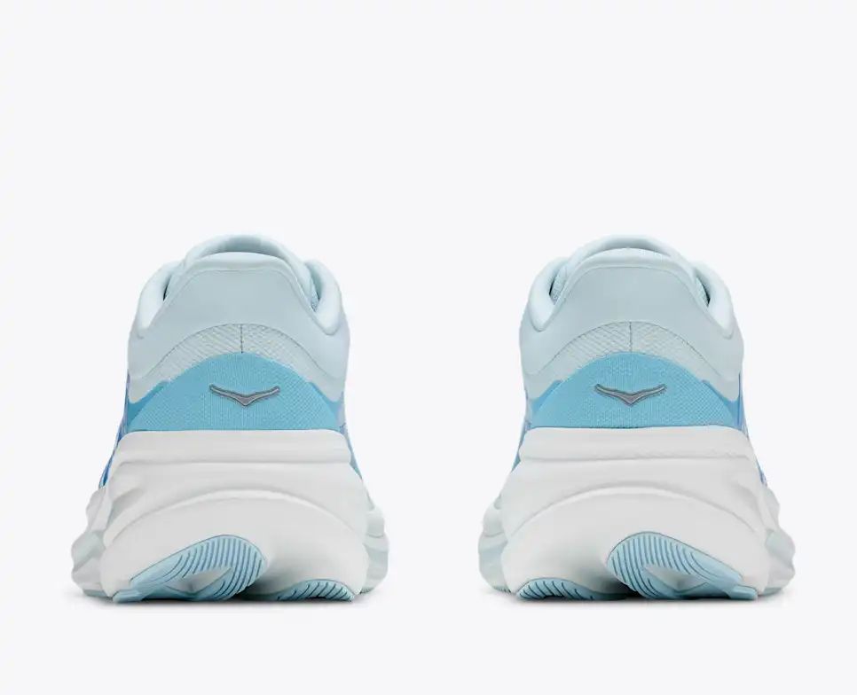 HOKA Pro Glide+ Women's Men's Shoes | Light Blue & White Mesh Running Sneakers