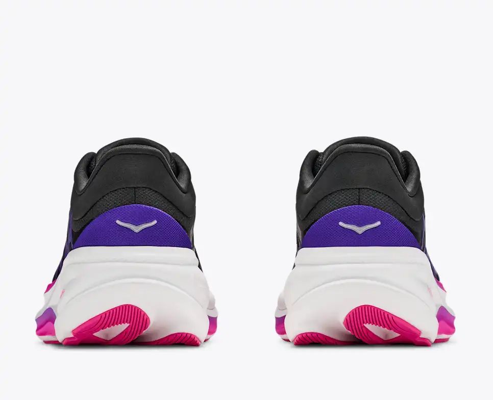 HOKA Pro Glide+ Women's Men's Shoes | Black, Purple & Pink Running Sneakers