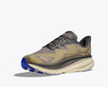 HOKA Clifton 9 GTX Women's Men's Shoes | Olive Brown & Blue Running Sneakers