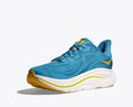 HOKA Clifton 10 Women's Men's Shoes | Teal & Yellow Mesh Running Sneakers