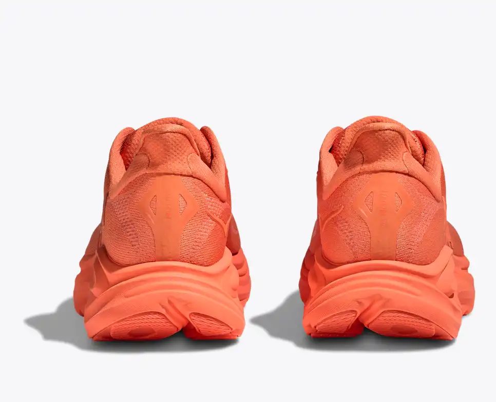 HOKA Clifton 10 Women's Men's Shoes | All Orange Mesh Running Sneakers
