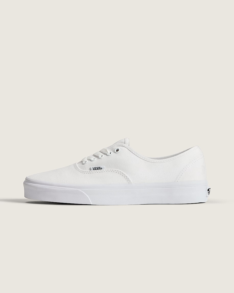 Vans Authentic True White-White slip on shoes mens vans womens vans shoes slip on