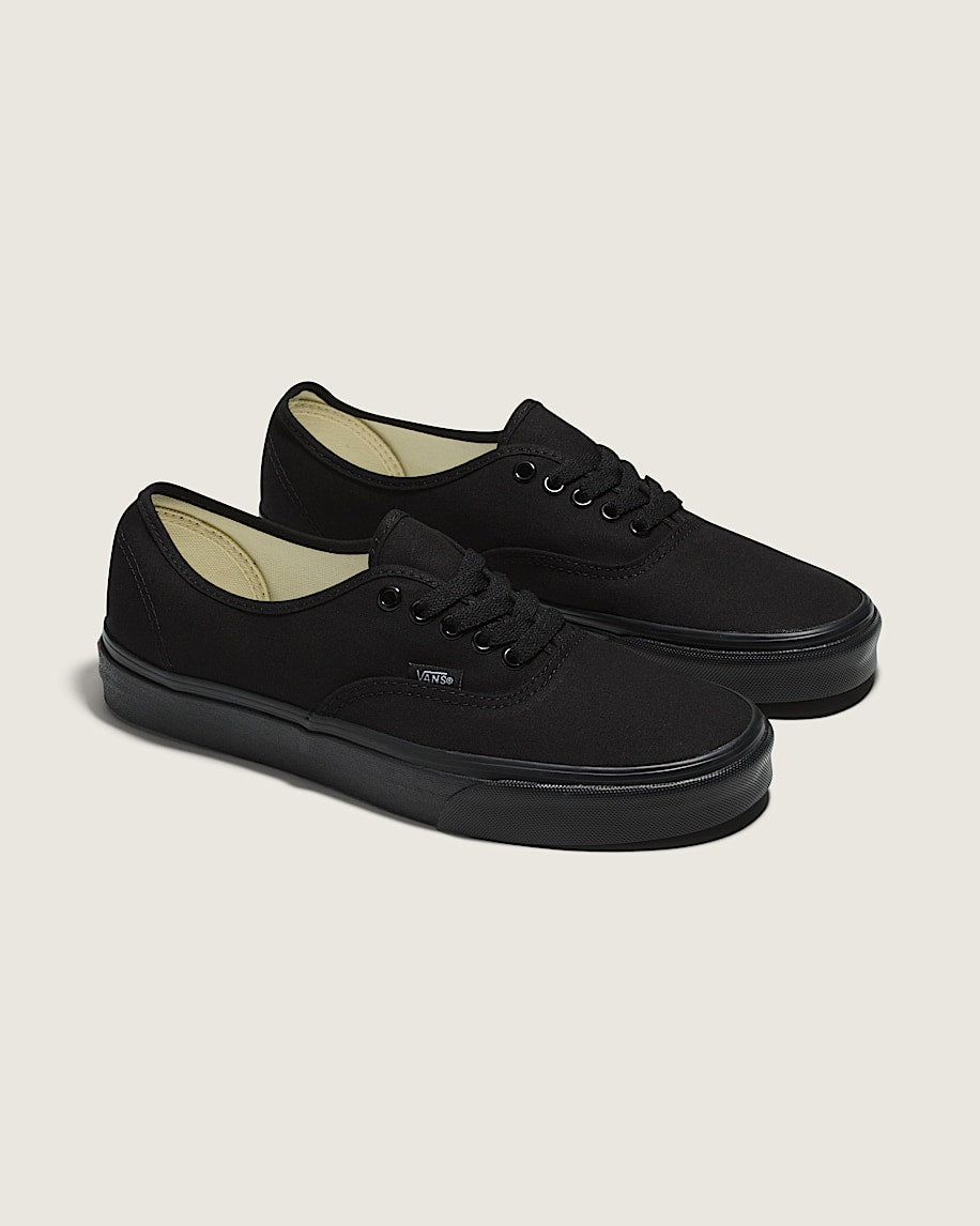 Vans Authentic All Black-Black slip on shoes mens vans womens vans shoes slip on