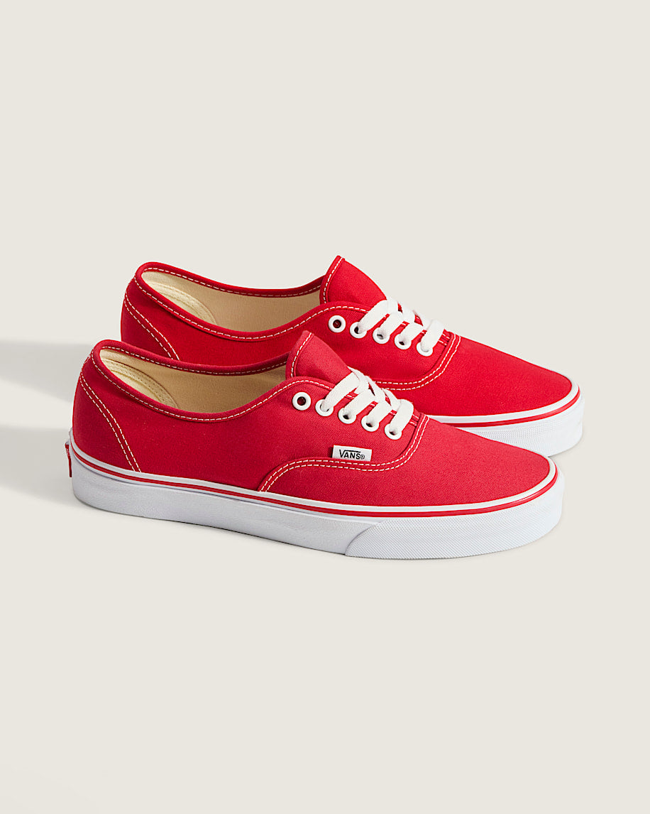 Vans Authentic Red Canvas slip on shoes mens vans womens vans shoes slip on
