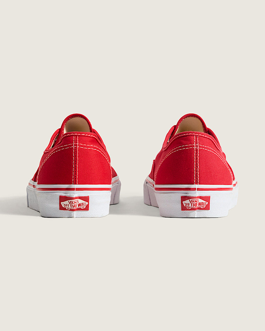 Vans Authentic Red Canvas slip on shoes mens vans womens vans shoes slip on