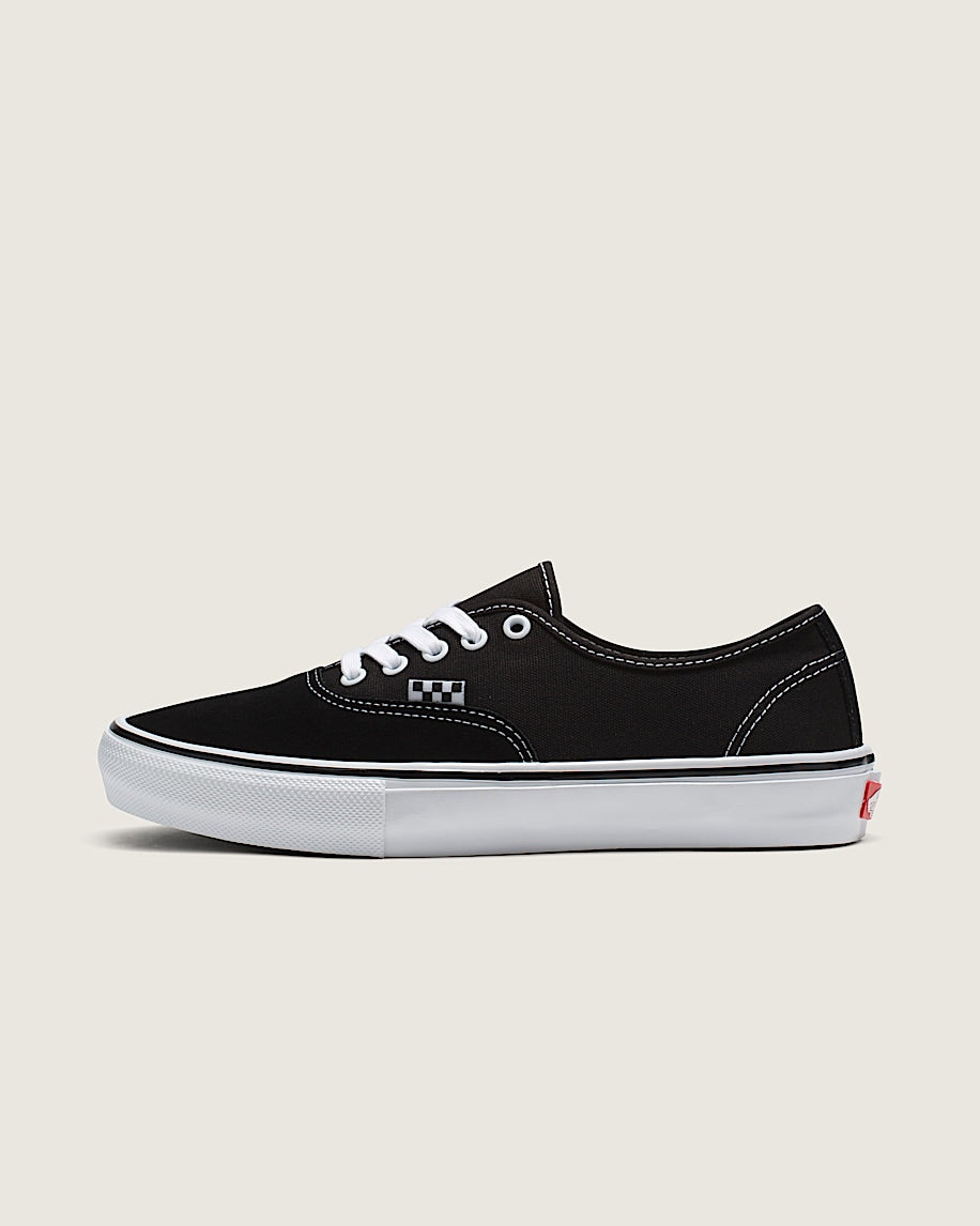 Vans Skate Authentic Black White slip on shoes mens vans womens vans shoes slip on