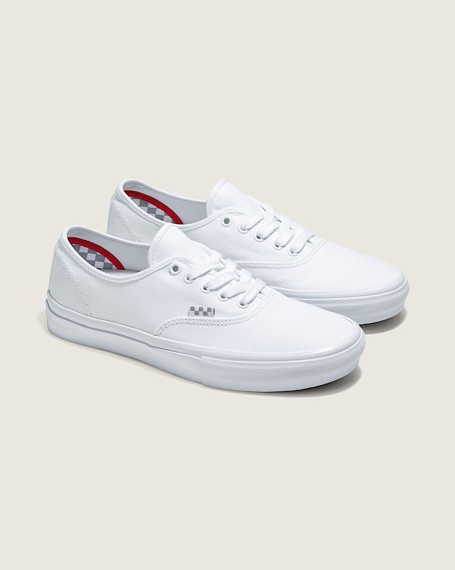 Vans Authentic Skate True White slip on shoes mens vans womens vans shoes slip on