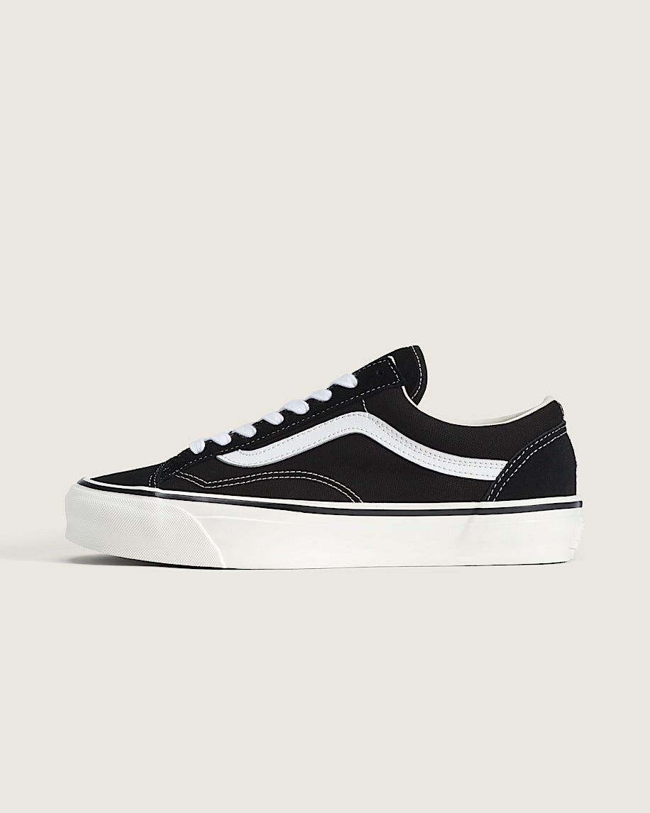 Vans Old Skool 36 Black White Off-White Midsole slip on shoes mens vans womens vans shoes slip on