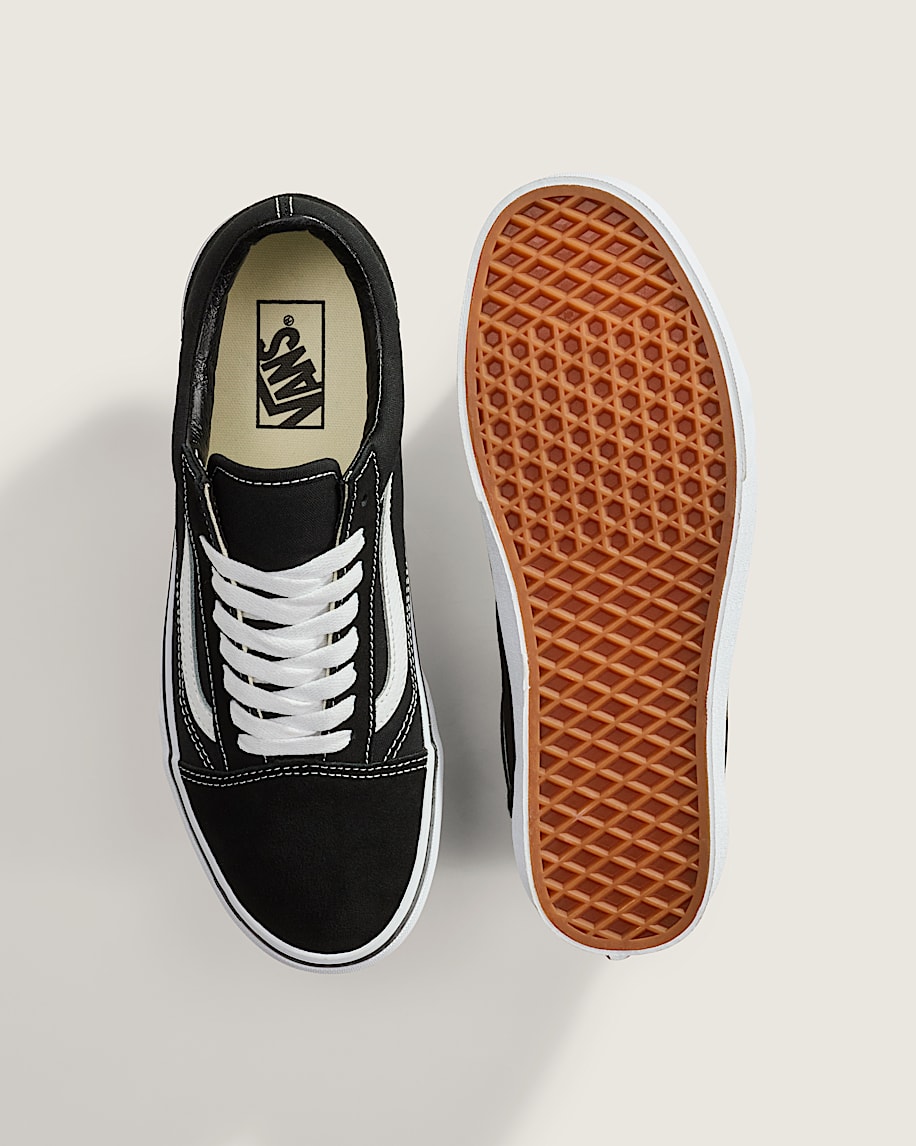 Vans Old Skool Classic Black White slip on shoes mens vans womens vans shoes slip on