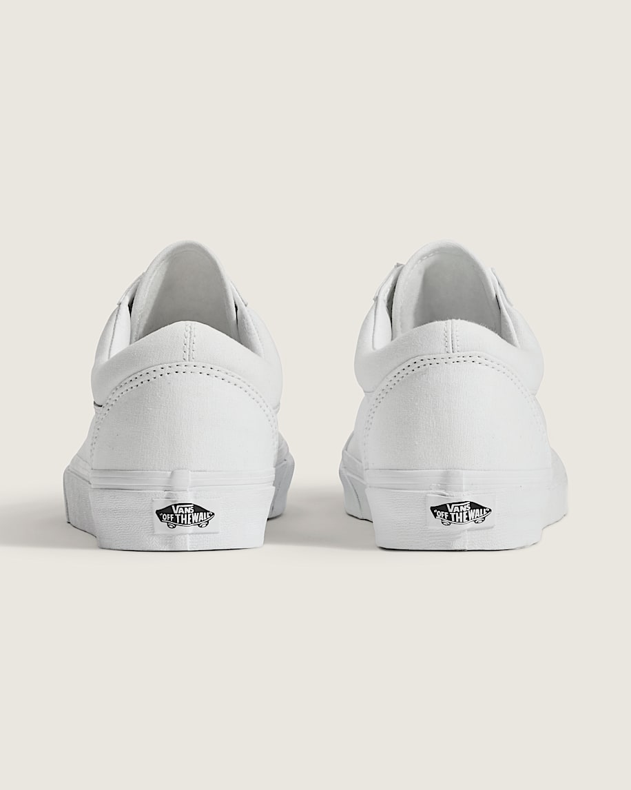 Vans Old Skool Classic All White slip on shoes mens vans womens vans shoes slip on
