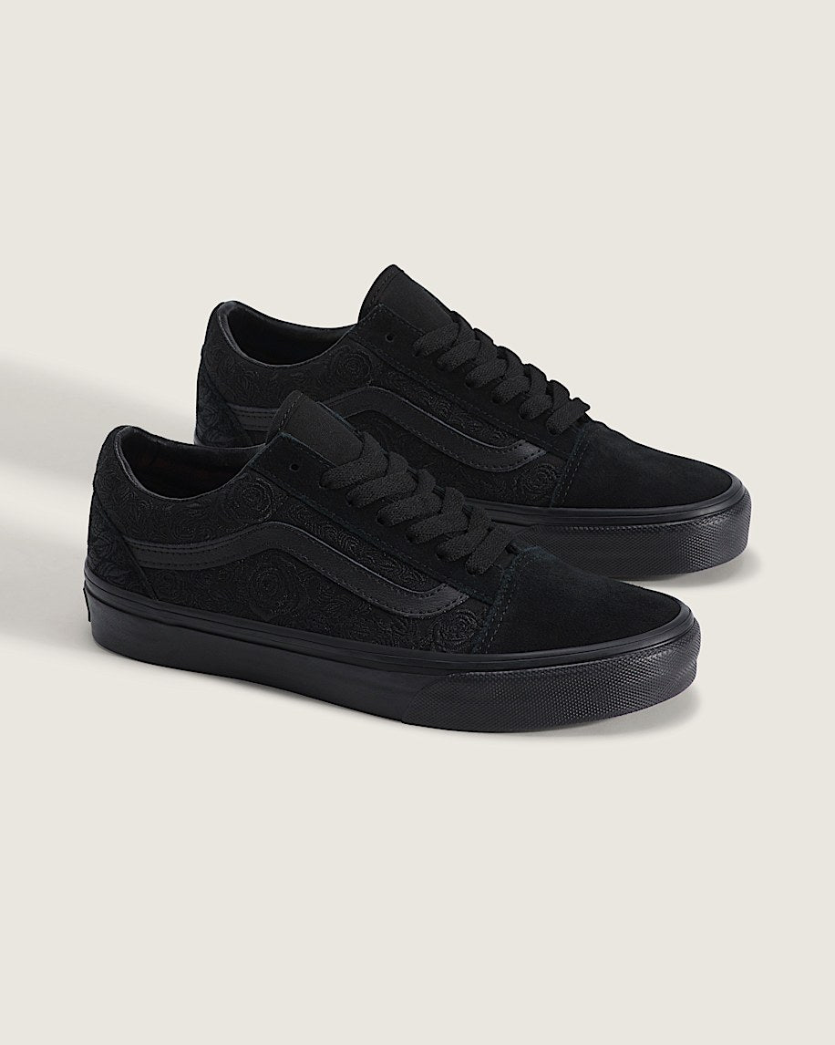 Vans Old Skool 36 DX Black Rose Embroidery slip on shoes mens vans womens vans shoes slip on