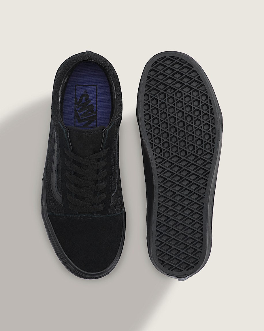 Vans Old Skool 36 DX Black Rose Embroidery slip on shoes mens vans womens vans shoes slip on