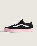 Vans Old Skool Black Upper Pink Outsole slip on shoes mens vans womens vans shoes slip on