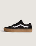 Vans Old Skool Black White Gum Sole slip on shoes mens vans womens vans shoes slip on