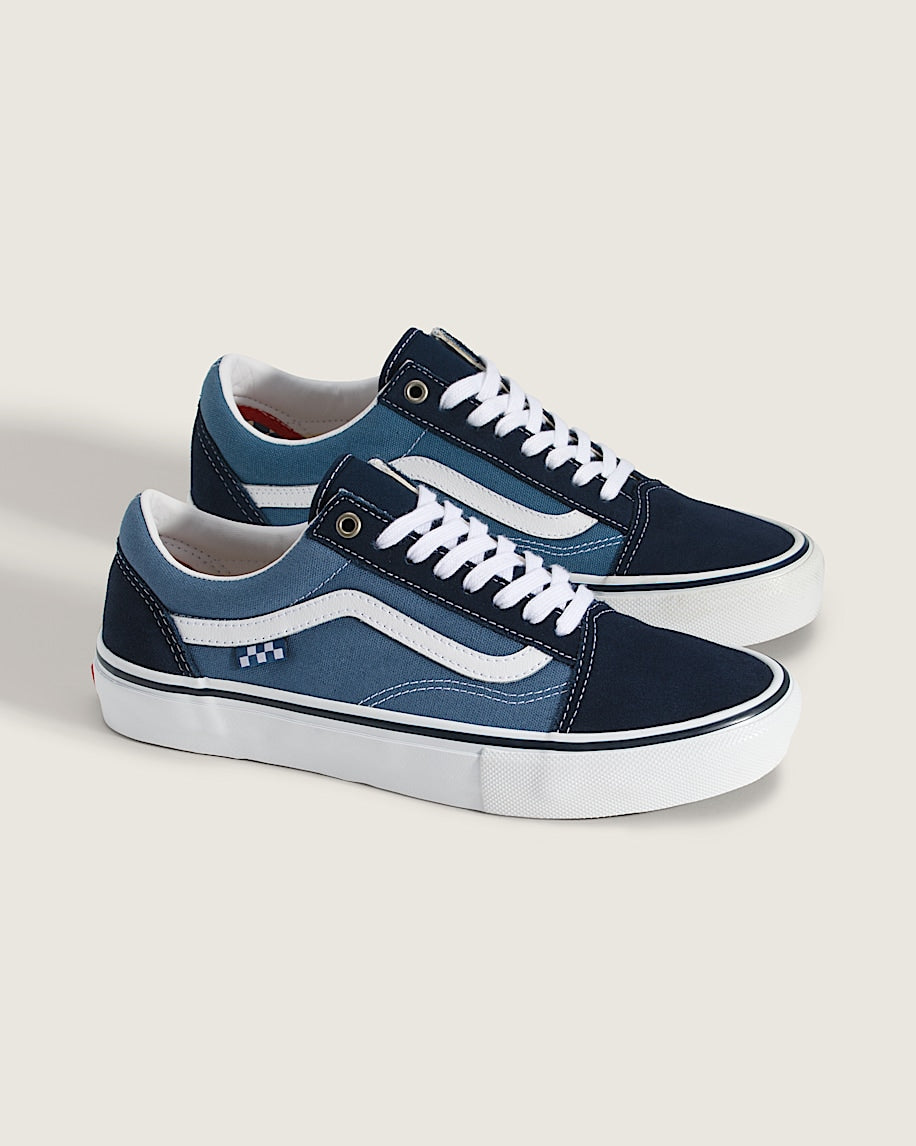Vans Old Skool Two-Tone Navy Blue White slip on shoes mens vans womens vans shoes slip on