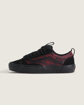 Vans Old Skool Black Red Floral Print slip on shoes mens vans womens vans shoes slip on