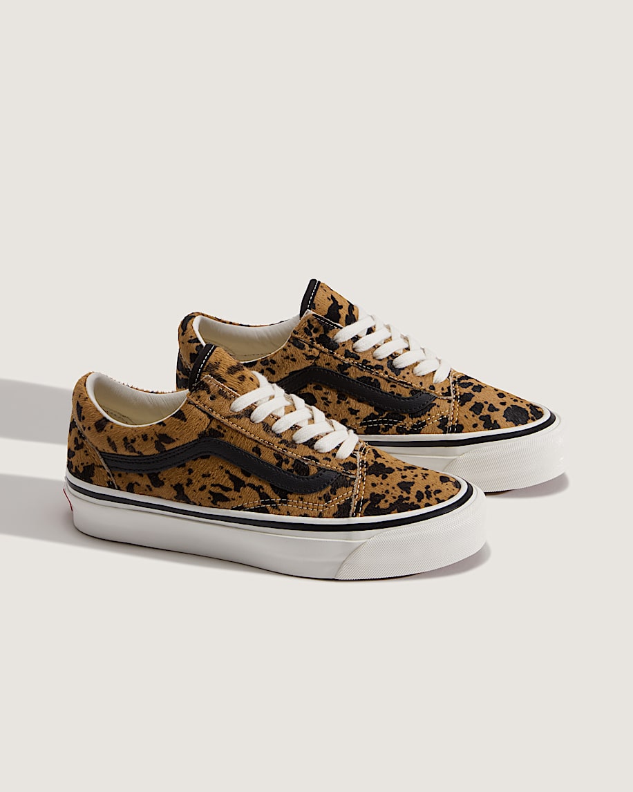 Vans Old Skool Leopard Print Black slip on shoes mens vans womens vans shoes slip on