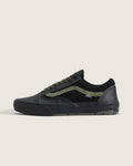 Vans Old Skool Skate Black Olive Green slip on shoes mens vans womens vans shoes slip on