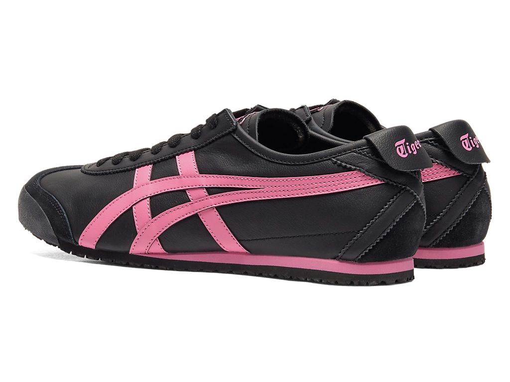 Onitsuka Tiger Mexico 66 Unisex Sneakers – Black / Hot Pink  running shoes women asics mens shoes