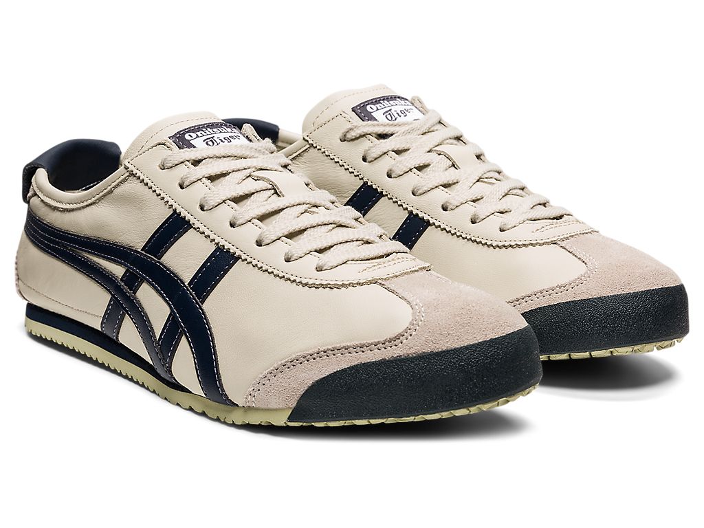 Onitsuka Tiger Mexico 66 Unisex Sneakers – Beige / Navy running shoes women asics mens shoes