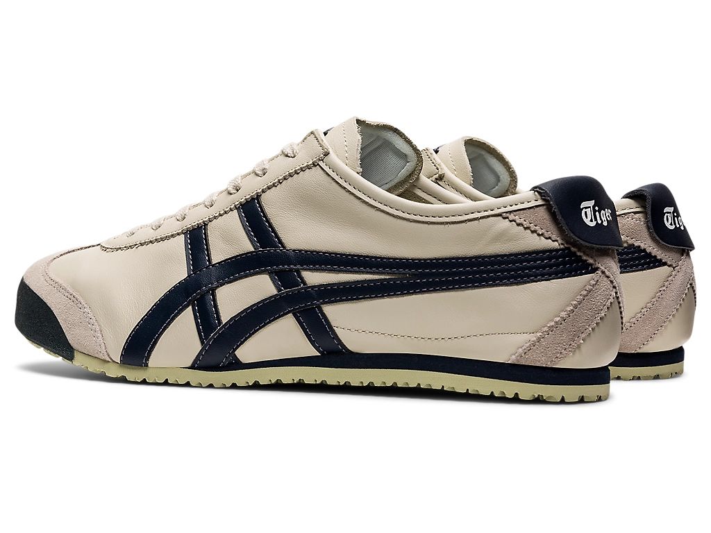 Onitsuka Tiger Mexico 66 Unisex Sneakers – Beige / Navy running shoes women asics mens shoes
