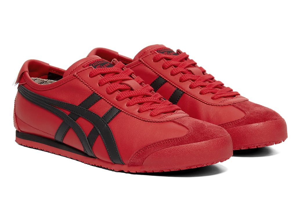 Onitsuka Tiger Mexico 66 Unisex Sneakers – Red / Black running shoes women asics mens shoes