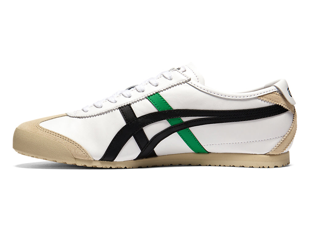 Onitsuka Tiger Mexico 66 Unisex Sneakers – White / Green / Black running shoes women asics mens shoes