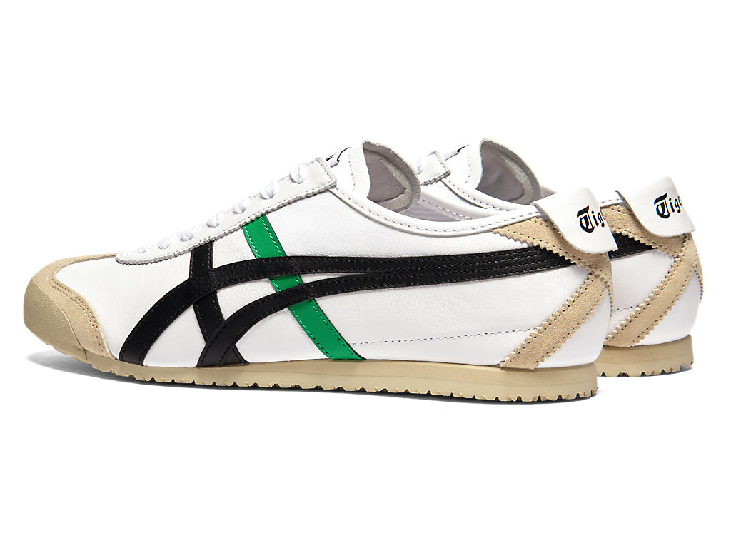 Onitsuka Tiger Mexico 66 Unisex Sneakers – White / Green / Black running shoes women asics mens shoes