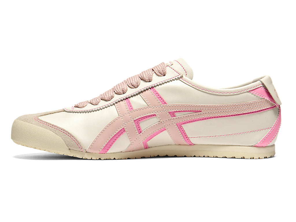 Onitsuka Tiger Mexico 66 Unisex Sneakers – Cream / Pink running shoes women asics mens shoes
