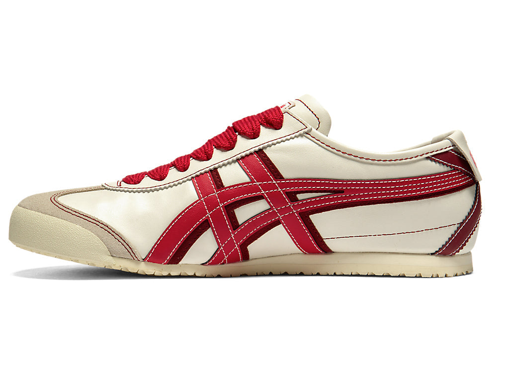 Onitsuka Tiger Mexico 66 Unisex Sneakers – Cream / Red running shoes women asics mens shoes