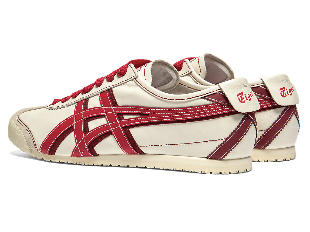 Onitsuka Tiger Mexico 66 Unisex Sneakers – Cream / Red running shoes women asics mens shoes